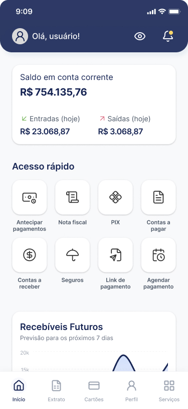 Mockup app MD One